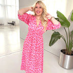 🏖️Summer Cool Deal: 50% OFF!!🎀Women's V-Neck Printed Dress