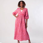🏖️Summer Cool Deal: 50% OFF!!🎀Women's V-Neck Printed Dress