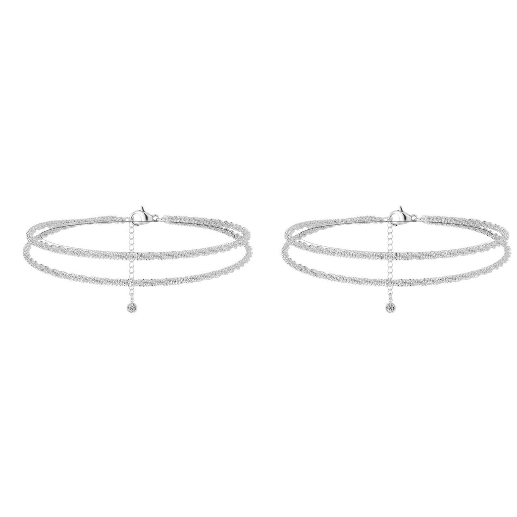 💜BUY 1 GET 1 FREE💜Dainty Layered waterproof anklet
