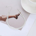 💜BUY 1 GET 1 FREE💜Dainty Layered waterproof anklet