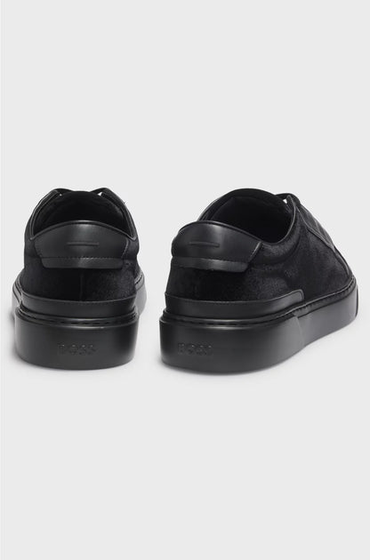 GARY TRAINERS WITH LEATHER TRIMS