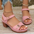 👡Women's Chunky Heel Sandals