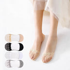Women's Lace No-Show Non-Slip Socks