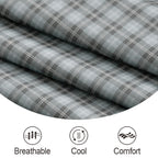 Men's Casual Plaid Short Sleeve Shirt