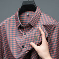 Men's Casual Plaid Short Sleeve Shirt