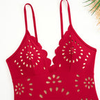 Women’s Sexy One Piece Swimsuit with Matching Swim Long Skirt
