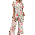 🎁Hot Sale 50% OFF⏳Women's Printed Top & Pants Sleepwear Set