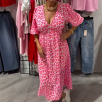 🏖️Summer Cool Deal: 50% OFF!!🎀Women's V-Neck Printed Dress