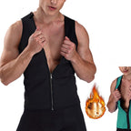 Men's Workout Zipper Body Shaper Tank Top
