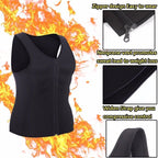 Men's Workout Zipper Body Shaper Tank Top