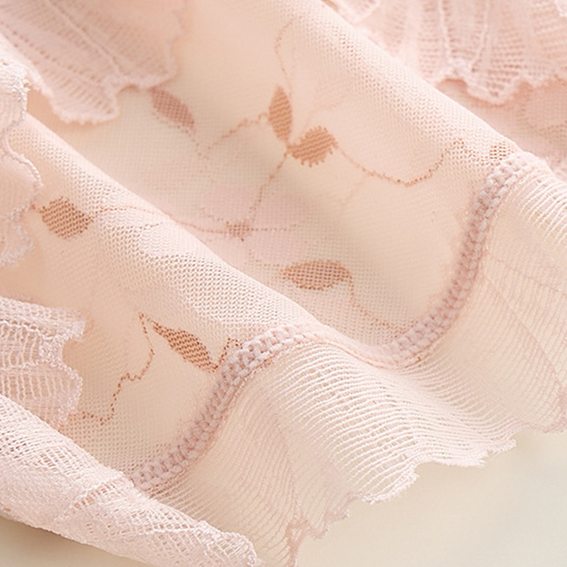Women's Breathable High Waist Seamless Lace Panties