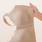 Women's Comfortable Seamless Zip Front Closure Bra