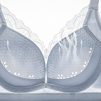 Women's Breathable Wire-Free Lace Minimizer Bra