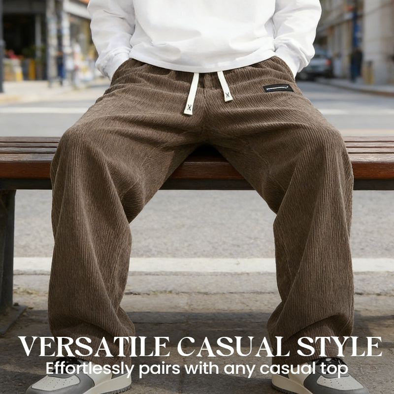 ✨📢60% OFF !!!🔥Men's Loose-Fit Drawstring Pants with Pockets