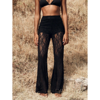 👖51% OFF!🌞Elegant Lace Flare Pants with High-Waisted Design