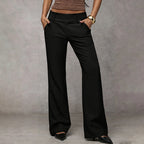Women's Elegant Flared Suit Pants