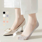 Women's Ultra-Invisible Sheer Mesh Low-Cut Boat Socks