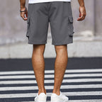 Men's Casual Cargo Shorts with Drawstring Waist
