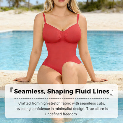 Breathable Seamless Sculpting Thong Bodysuit