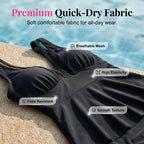 Women's Peplum Tankini Set with Bottom