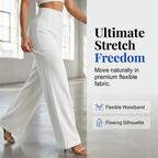 Women’s Solid Color Casual Wide Leg Pants