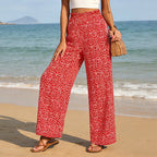 🔥2026 New Arrival ＆ Hot Sale🔥Women's Smocked High Waist Wide Leg Pants