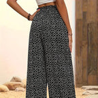 🔥2026 New Arrival ＆ Hot Sale🔥Women's Smocked High Waist Wide Leg Pants