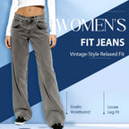 🥳2026 HOT SALE🥳💞50K+ SOLD!📢⏰ 50% OFF!Women's Vintage-Style Relaxed Fit Jeans